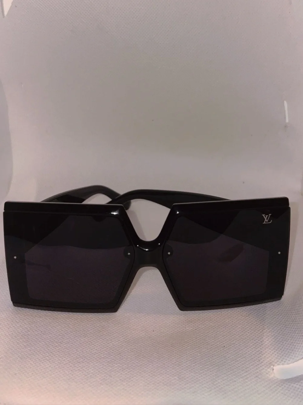 Louis Vuitton Black Geometric Oversized Sunglasses